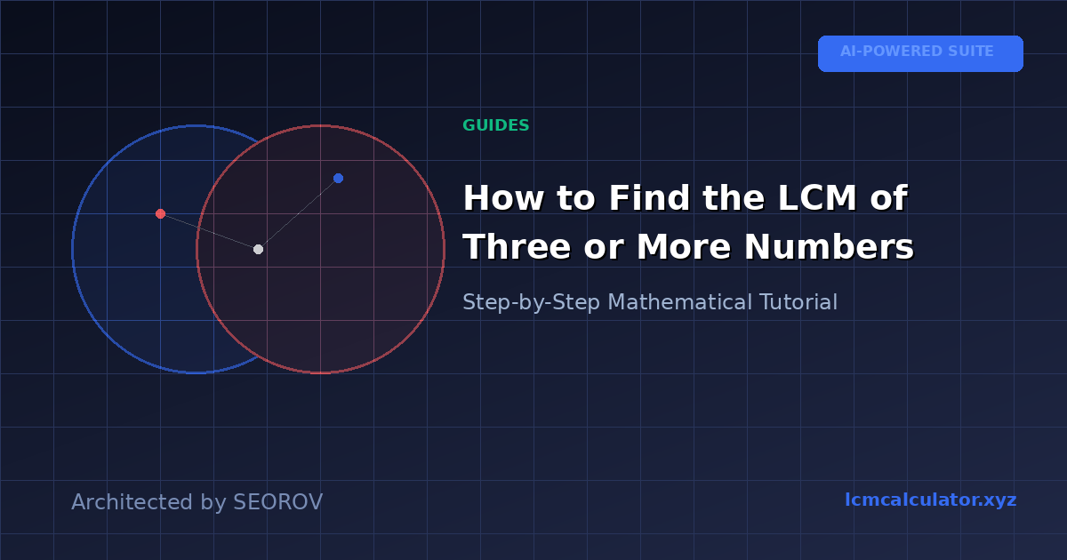 How to Find the LCM of Three or More Numbers (2026 Tutorial)